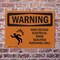 Signmission High Voltage Electrical Room With Symbol OSHA Warning Sign, Plastic, 10in W x 7in L, 2PK OS-2PACK-WS-P-710-L-12179 - alternate 5